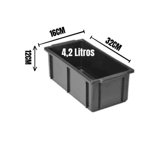 Caixa Organizadora Branca 4.2L - Sem Tampa - Image 2