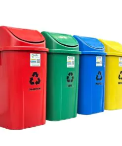 Lixeira Coleta Seletiva 60L  - Cj com 4