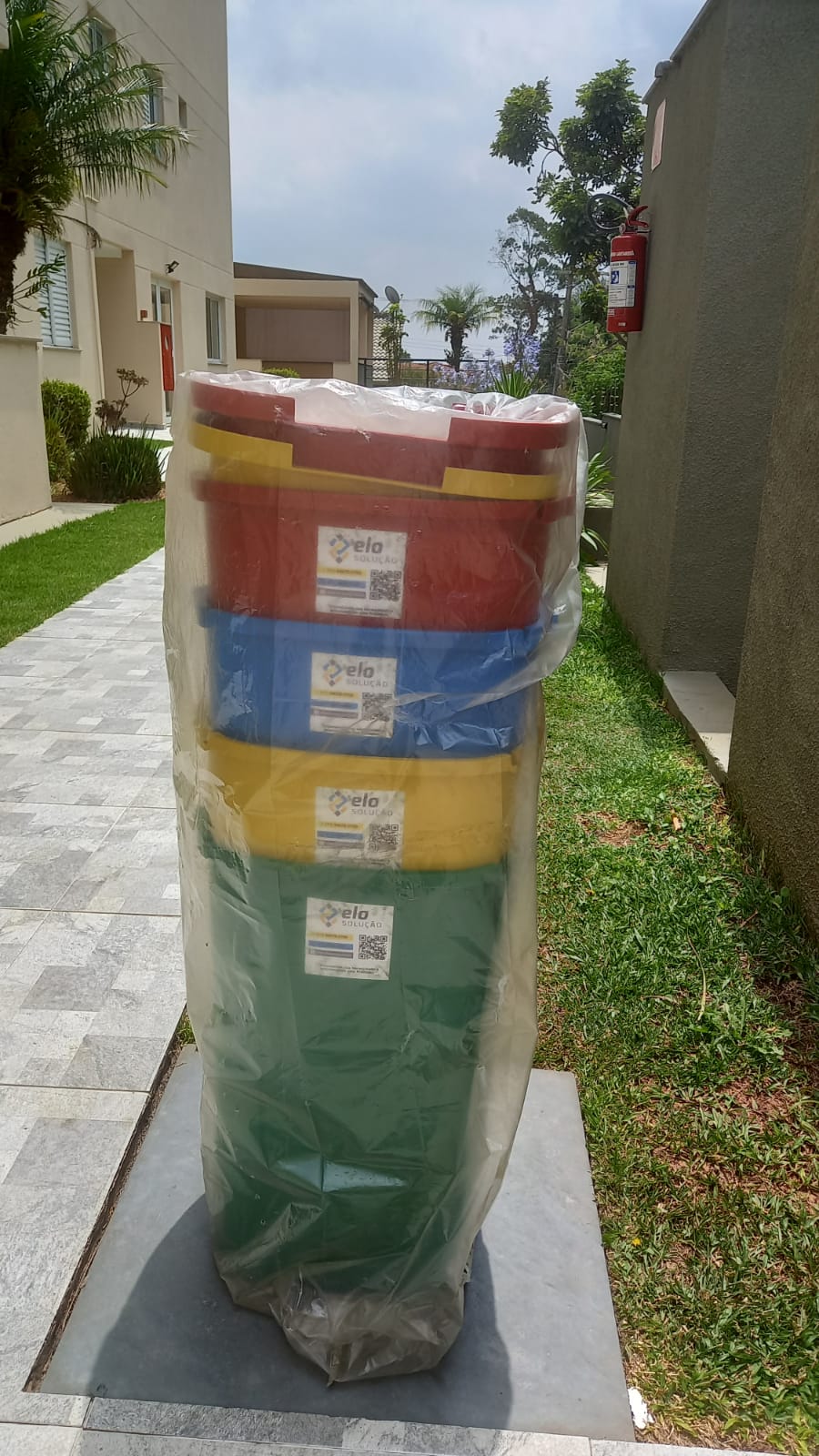 Lixeira Coleta Seletiva 60L - Cj com 4 - Imagem 5