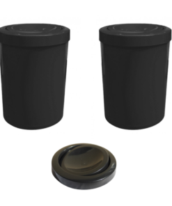 Cesto de Lixo com Tampa Flip-Top 15L