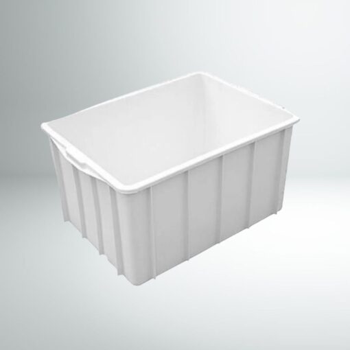 Caixa Organizadora Branca 130L - Sem Tampa